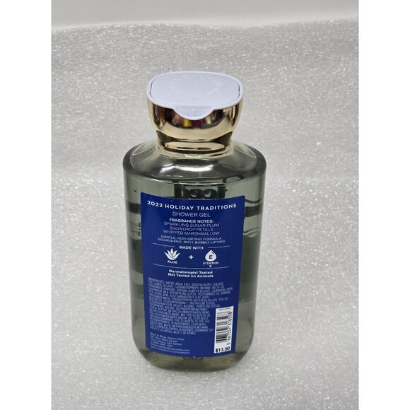 Bath & Body Works Iced Sugar Plum Shower Gel 10 Fl Oz Aloe + Vitamin E - Picture 2 of 2